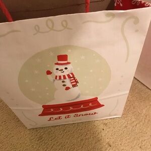 Festive Snowman Gift Bag